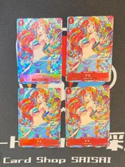 【ワンピースカード】ナミ　パラレル　st01-007　4枚セット