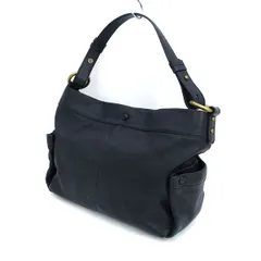 agnes b / アニエスベー ■ワンショルダー　ハンドバッグ　レザー　ブラック 【バッグ/バック/BAG/鞄/カバン】 ブランド【中古】 