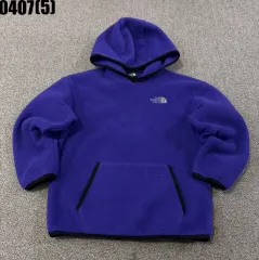 THE NORTH FACE ザノースフェイス キッズ パープル フリース フードTシャツ 130 0407