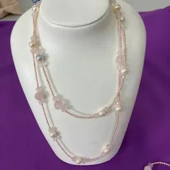 パールネックレス&ブレスレッド　パール径8mm