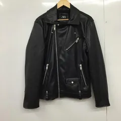 ZARA ザラ ジャケット、上着 ジャンパー、ブルゾン ジップアップ フェイクレザーライダース アウター