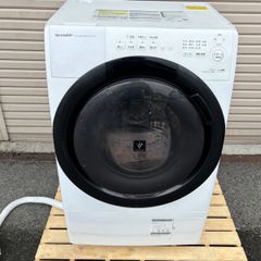SHARP ES-S7D-WL ドラム式洗濯乾燥機 2019年製 - メルカリ