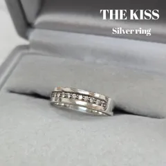 THE KISS ザ・キッス 指輪 SILVER刻印 約7号程度 リング アクセサリー シルバー 小物 レディースのサムネイル