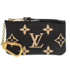 美品 ルイ ヴィトン  ポシェットクレ  モノグラム アンプラント M80885 ノワール コインケース   黒 LV 0337 LOUIS VUITTON