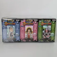 ワンピース カードスタンドフィギュア G賞 ROMANCE DAWN 全3種セット ハンコック レイリー くま