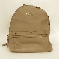 kate spade new york ケイトスペードニューヨーク レザー リュック グレージュ □□☆