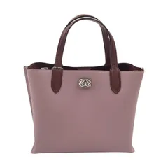 COACH コーチ ウィロウ トート 24 カラーブロック 2way ショルダーバッグ C8561 パープル