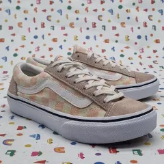 VANS オールドスクール チェッカーボード レディーススニーカー 220