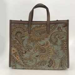 印傳屋 ROSPER ロスペル トートバッグ ハンドバッグ 印伝 極美品】印傳