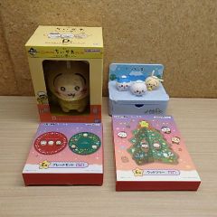 치이카와 이치 반 쿠지 A상 먼지 목욕탕 D상 사이에 끼워 놓은 굿모닝 피규어 E상 우드 트리 플레이트 세트