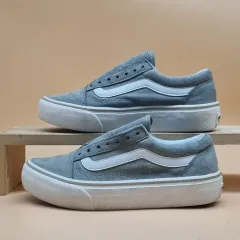 VANS オールドスクール スウェード フラットフォームスニーカー 24センチ