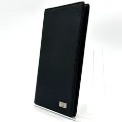ダンヒル dunhill 長財布 レザー ブラック シボ革 ロングウォレット メンズ 二つ折り 薄型 スリム ビジネス フォーマル カードケース 札入れ 小銭入れなし 高級感 シンプル 紳士 ブランド財布