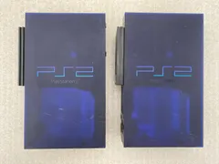 PlayStation 2 本体 ミッドナイトブルー (SCPH-50000MB/NH)　ネットワークアダプター付き　ジャンク２点