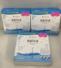 メニコン エピカコールド 洗浄・保存・すすぎ・消毒(ソフト用) 310mL×3本パック×3個セット--528748 or 529012 X000VWCP23