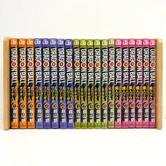 【小牧店】ドラゴンボール フルカラー 「サイヤ人編 全3巻」「フリーザ編 全5巻」「人造人間・セル編 全6巻」「魔人ブウ編 全6巻」おまとめセット 【I207-4963】