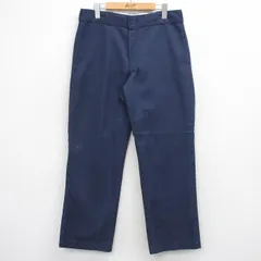 W34/古着 ディッキーズ ワーク パンツ メンズ 874 紺 26mar21