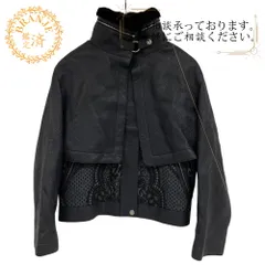 HERMES エルメス ライナーベスト 羊革 ライダースジャケット ブラック メンズ ブランドのサムネイル