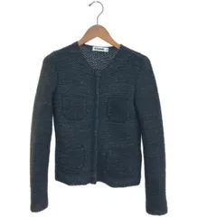 JIL SANDER ジルサンダー ジップアップニットジャケット サイズ:36  DW754322   ブラック レディース / 241019002512のサムネイル