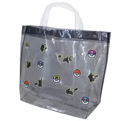 【メール便】ポケットモンスター ビニールバッグ プールバッグ クロモンスターボール ポケモン マルヨシ 海プール レジャー用品 キャラクター グッズ 