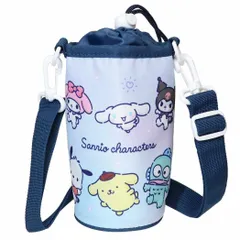サンリオキャラクターズ ペットボトルホルダー ペットボトルケース ブルー Sanrio マルヨシ アウトドア雑貨 キャラクター グッズ 