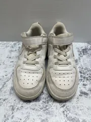 送料無料！！NIKE ナイキ　キッズスニーカー　コートバーロウ！！ホワイトレザータイプ　カラーオールホワイト　サイズ16cm    #80414MO520