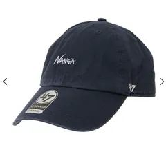 新品　26年春夏　新作 NANGA ナンガ x '47 コットンキャップ 黒　ブラック　男女共用　メンズ　レディース　アウトドアファッション　お洒落　希少　レア　プレゼント　ゴープコア　ベースボールキャップのサムネイル