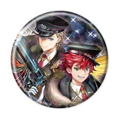 [중고] 배지 빈즈 3. 케네스 & 개스퍼 [퀴즈 RPG 마법사와 검은 고양이 위즈 홀로그램 캔 배지 (57mm) 03. 공식 일러스트]