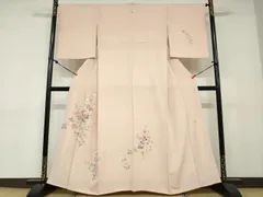 平和屋着物○訪問着 友禅 作家物 草花文 正絹 逸品 DABD9112ud - メルカリ