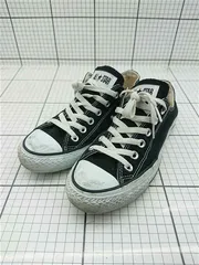 ◇ Θ コンバース Converse オールスター M9166 ローカットスニーカー ブラック系 23.5cm レディース E  【1603090017997】