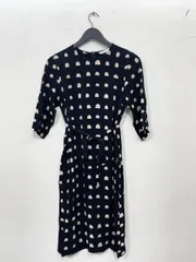 marimekko マリメッコ Iライン ワンピース size38/M-L相当/黒 ■◆レディース