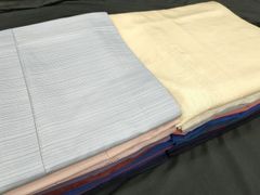 平和屋着物○太鼓柄袋帯 絞り 切嵌 紅型 シーサー ラメ糸 正絹 逸品