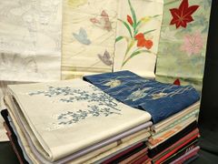平和屋着物●太鼓柄袋帯　絞り　切嵌　紅型　シーサー　ラメ糸　正絹　逸品　DABD1802ps 平和屋着物○太鼓柄袋帯 絞り 切嵌 紅型 シーサー ラメ糸 正絹 逸品