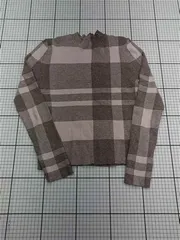 ◇ Θ ココディール COCO DEAL チェック柄ニットトップス ベージュ系 レディース E  【1603090024858】