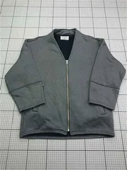 ◇ Θ サマンサモスモス blue ノーカラージップジャケット グレー系 レディース L E  【1603090024582】