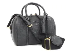 ■新品■未使用■ TORY BURCH トリーバーチ テア ミニサッチェル レザー 2WAY ショルダーバッグ ハンドバッグ ブラック系 FX0617