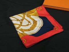 美品 エルメスカレ90 スカーフ シルクの太陽 Soleil de Soie - メルカリ