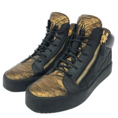 Giuseppe Zanotti archive 本革クロコハイカットスニーカー - メルカリ