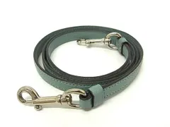 ■美品■ COACH コーチ レザー  バッグ用 ショルダーストラップ 斜め掛け 肩掛け グリーン系 BS4748