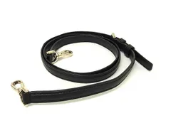 ■美品■ kate spade ケイトスペード レザー バッグ用 ショルダーストラップ 斜め掛け 肩掛け レディース ブラック系 BP9820