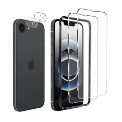 【数量限定】対応 iPhone 16e ガラスフィルム 【ガイド枠付き】2*強化ガラス 2*カメラフィルム 液晶 ガラス 超薄型 保護フィルム アイフォン16e 保護フィルム 日本旭硝子素材AGC 高透過率 硬度9H 気泡防止 飛散防止 いiPhone16e 
