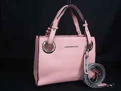 ■美品■ Samantha Vega サマンサベガ レザー 2WAY ハンドバッグ ショルダー 斜め掛けかばん レディース ピンク系 HA3835