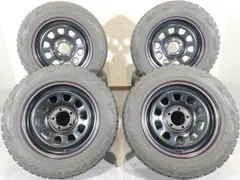 4本 デイトナ 16インチ スチール ホイール 5H PCD 114.3 ラジアル TOYO オープンカントリー R/T 215/65R16 ラギッドテレーン DAYTONA 鉄のサムネイル
