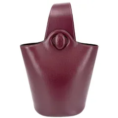 カルティエ ショルダーバッグ レディース マストライン ワンショルダー 肩掛け CARTIER レザー ボルドー ゴールド金具【中古品】