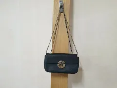 メトロシティ ミニ ブラック チェーン ショルダーバッグ クロスバッグ