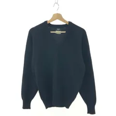 Brooks Brothers ブルックスブラザーズ Vネックニット サイズ:38 長袖/セーター 70s  ウール100％ ブラック メンズ / 240001184488
