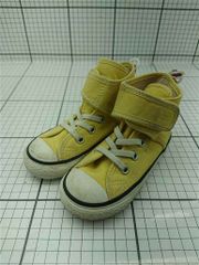 ◇ Θ コンバース CONVERSE オールスター キッズ ハイカット イエロー系 15cm 子ども用 E 【1603160009853】