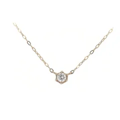 ヨンドシー 4℃ ダイヤモンド ネックレス K18PG(18金 ピンクゴールド) 質屋出品