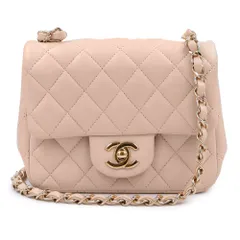 シャネル A35200 ミニ マトラッセ 17 チェーン ラムスキン ピンク ショルダーバッグ 斜め掛け レザー ゴールド金具 CHANEL（未使用　展示品）