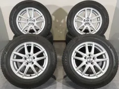 プリウス 50系 カローラ ツーリング 等 4本 社外 15インチ 6J +45 5H 100 スタッドレス ブリヂストン ブリザック VRX3 2023年 195/65R15のサムネイル