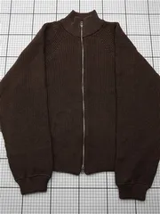 ◇ ⊇ リドム LIDnM lm19aw09242-36-02 ジップアップニットブルゾン ブラウン系 メンズ M E  【1603230031722】のサムネイル